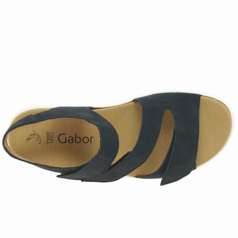 Gabor Marigold Sandals Kilesandaler Dame Marineblå | NO0002189