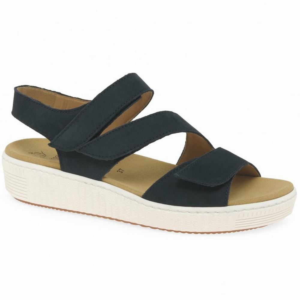 Gabor Marigold Sandals Kilesandaler Dame Marineblå | NO0002189