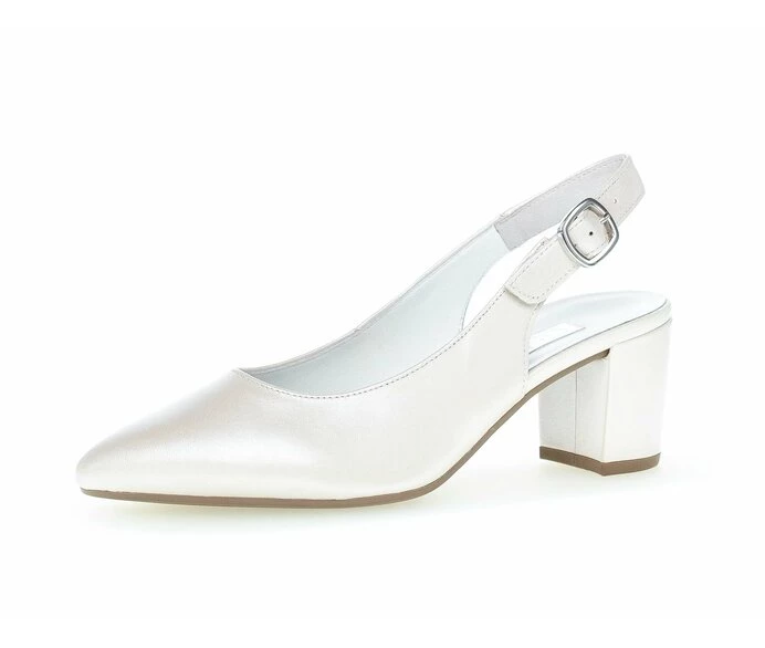 Gabor Pumps Dame Hvite | NO0001611