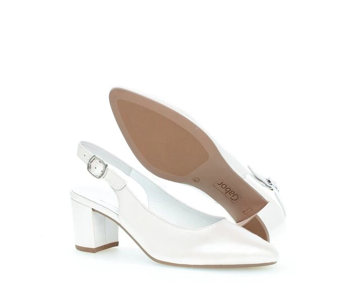 Gabor Pumps Dame Hvite | NO0001611