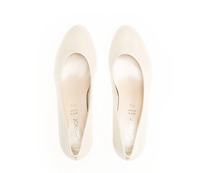 Gabor Pumps Dame Hvite | NO0001613