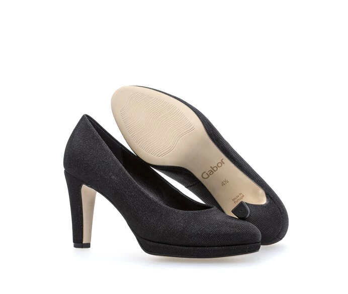 Gabor Pumps Dame Svarte | NO0001624