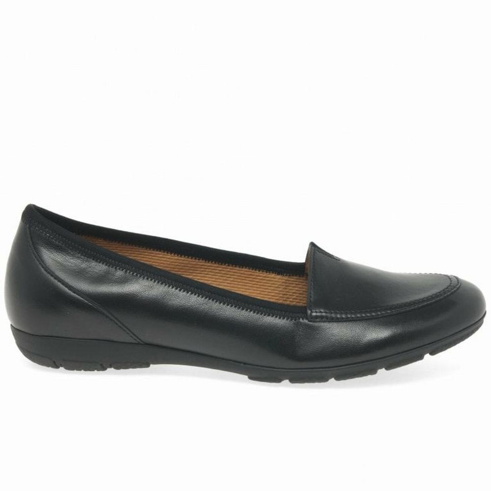 Gabor Reedham Slip On Flate Sko Dame Svarte | NO0001946