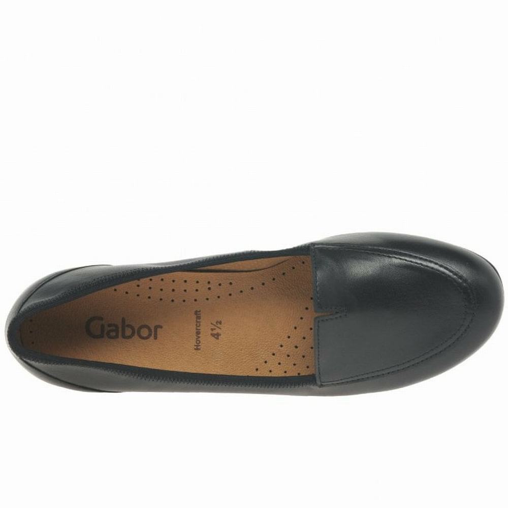 Gabor Reedham Slip On Flate Sko Dame Svarte | NO0001946