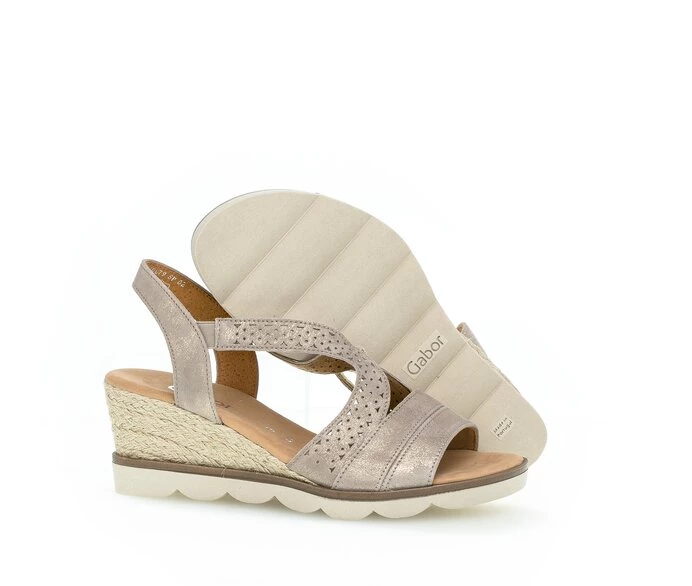 Gabor Sandaler Dame Beige | NO0002422