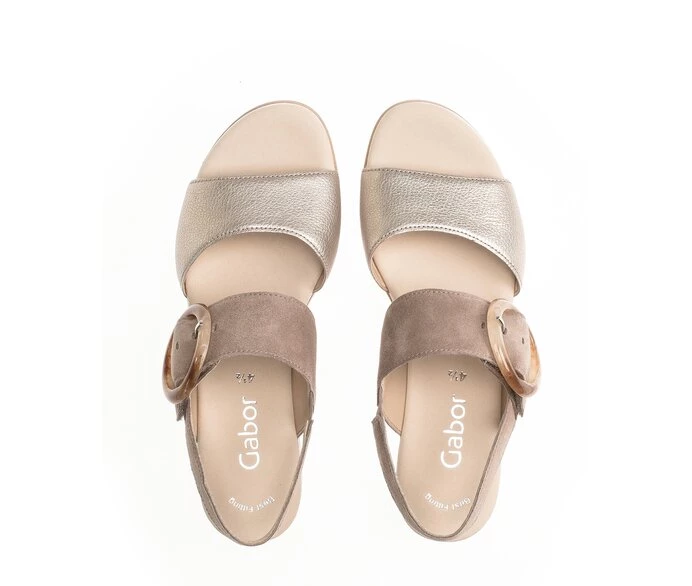 Gabor Sandaler Dame Beige | NO0002491