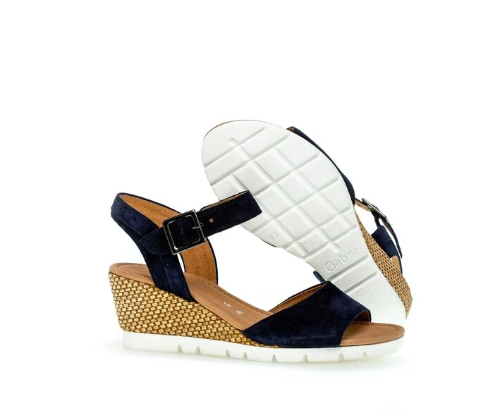 Gabor Sandaler Dame Blå | NO0002357