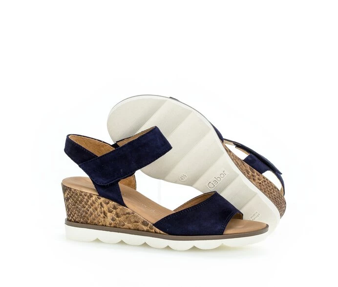 Gabor Sandaler Dame Blå | NO0002853