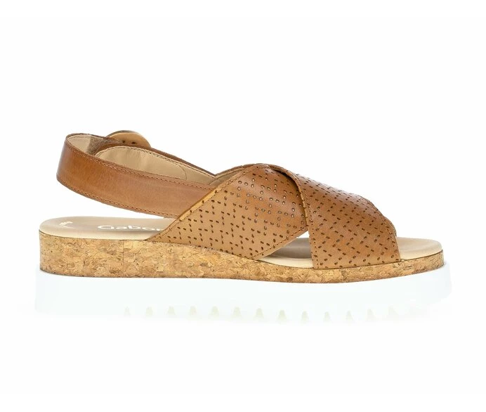 Gabor Sandaler Dame Brune | NO0002239