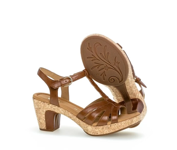 Gabor Sandaler Dame Brune | NO0002244