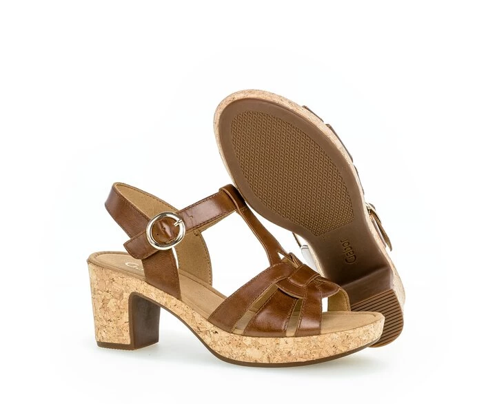 Gabor Sandaler Dame Brune | NO0002423