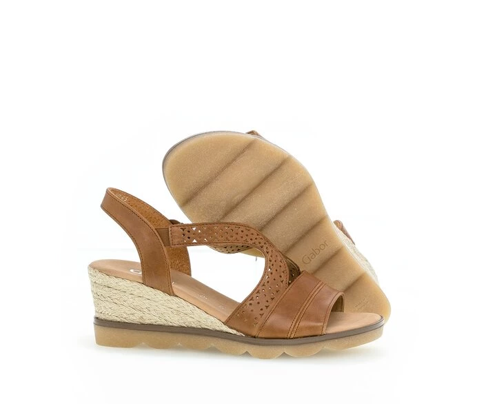 Gabor Sandaler Dame Brune | NO0002454