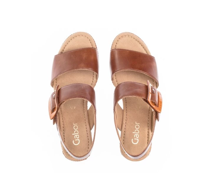 Gabor Sandaler Dame Brune | NO0002538