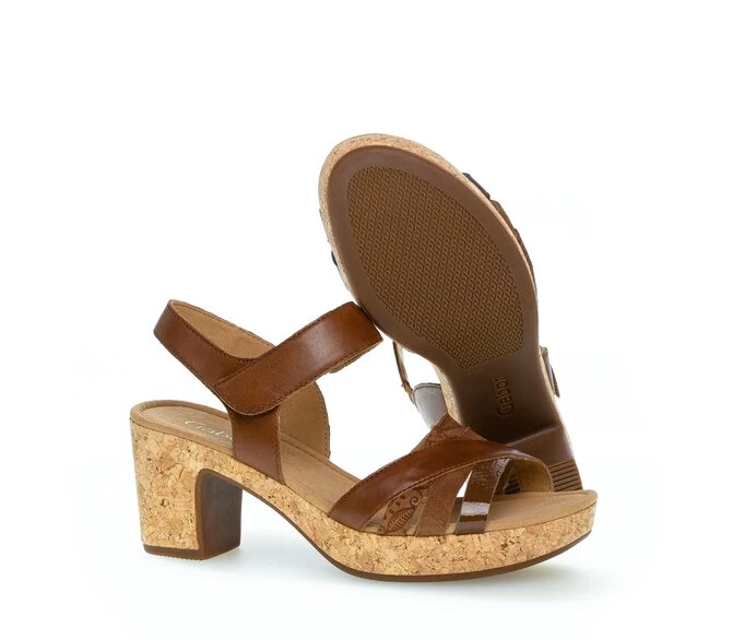 Gabor Sandaler Dame Brune | NO0002737