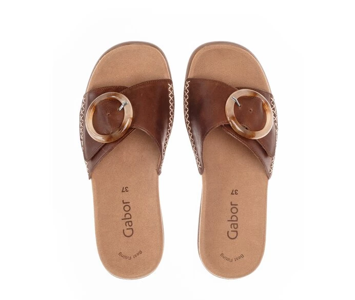 Gabor Sandaler Dame Brune | NO0002754