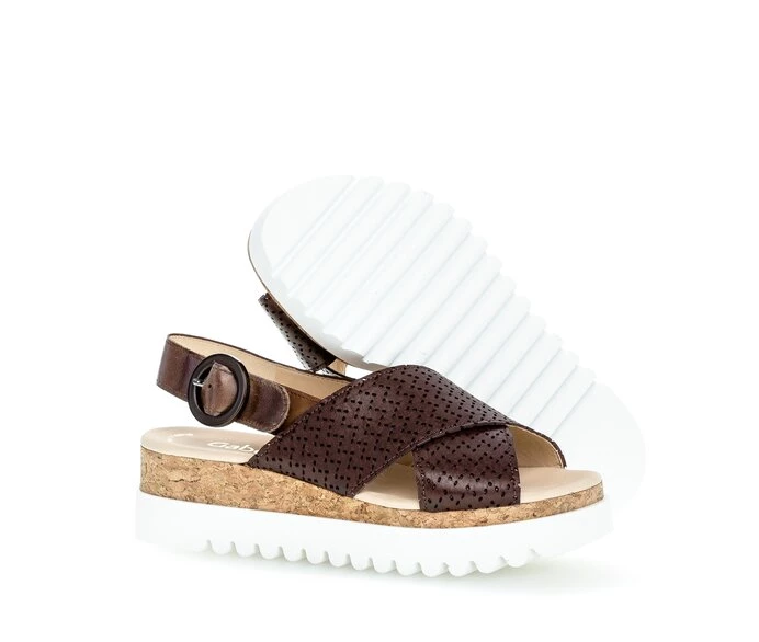 Gabor Sandaler Dame Brune | NO0002765