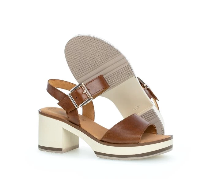 Gabor Sandaler Dame Brune | NO0002806