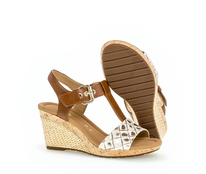 Gabor Sandaler Dame Brune | NO0002825