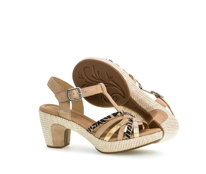 Gabor Sandaler Dame Brune | NO0002893