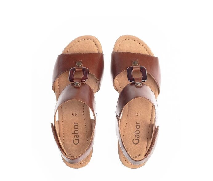 Gabor Sandaler Dame Brune | NO0002899