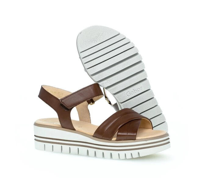 Gabor Sandaler Dame Brune | NO0002912