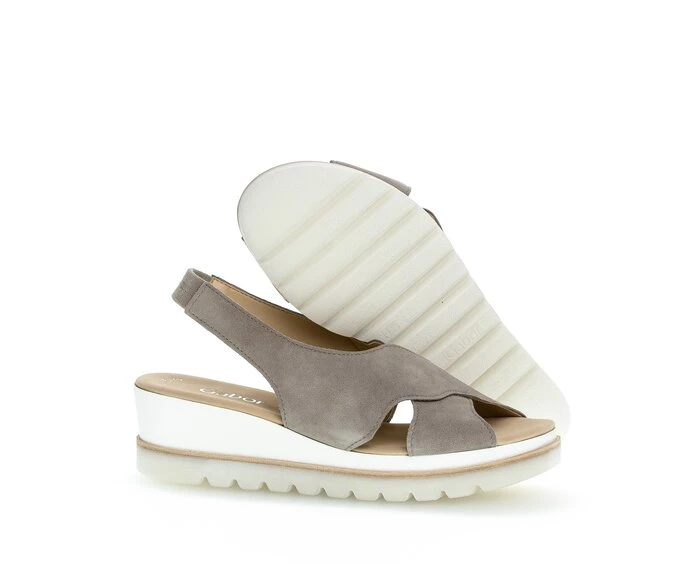 Gabor Sandaler Dame Gray | NO0002533