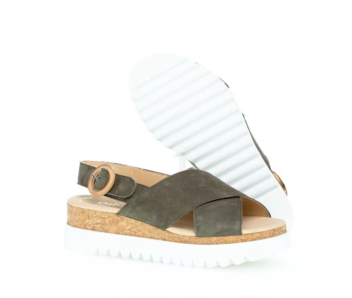 Gabor Sandaler Dame Grønn | NO0002738