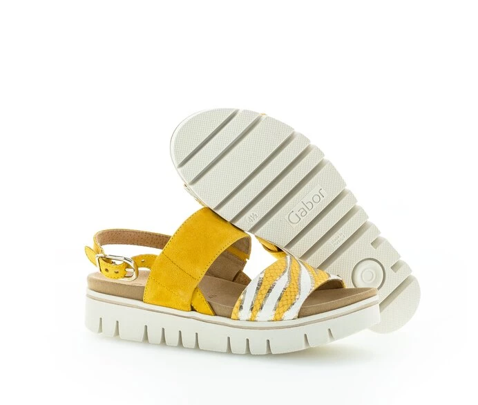 Gabor Sandaler Dame Gul | NO0002228