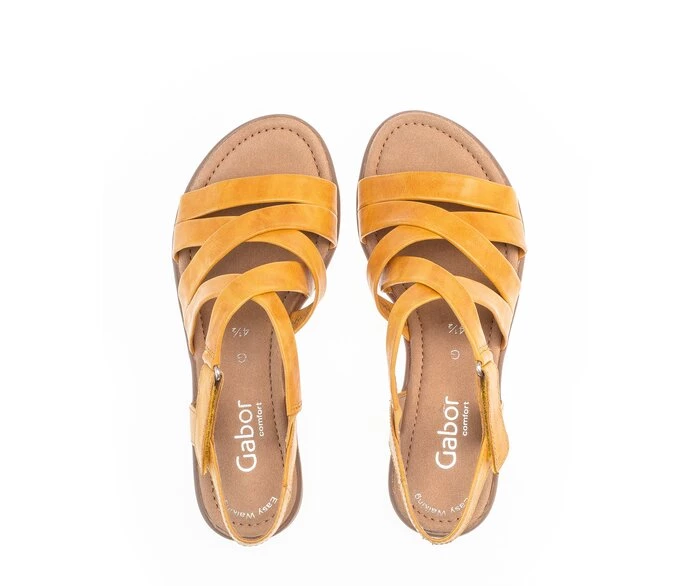 Gabor Sandaler Dame Gul | NO0002346