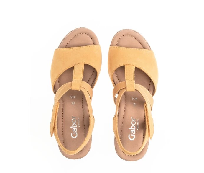 Gabor Sandaler Dame Gul | NO0002355