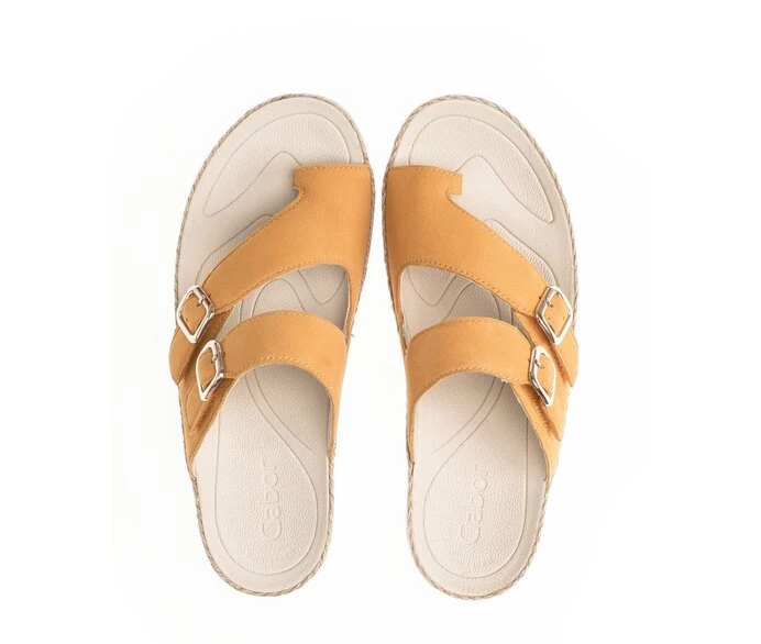 Gabor Sandaler Dame Gul | NO0002382