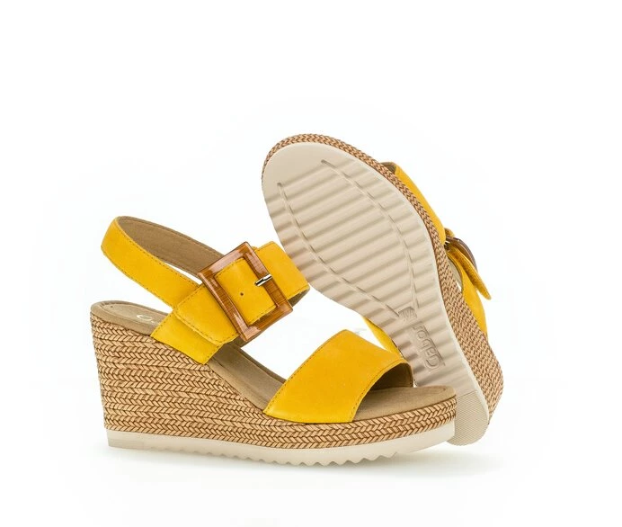 Gabor Sandaler Dame Gul | NO0002451