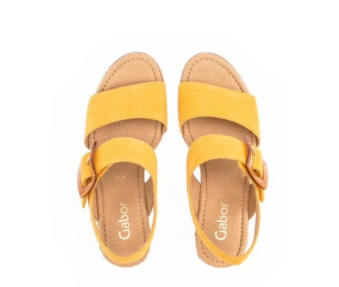 Gabor Sandaler Dame Gul | NO0002451