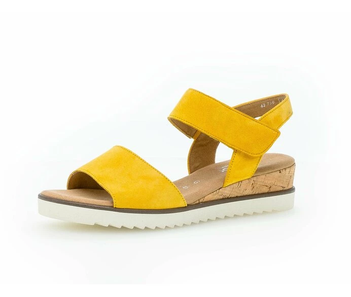 Gabor Sandaler Dame Gul | NO0002481