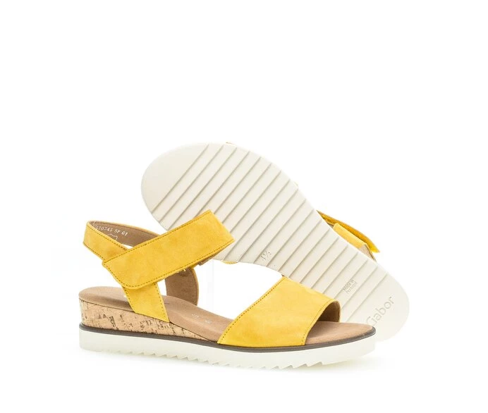 Gabor Sandaler Dame Gul | NO0002481