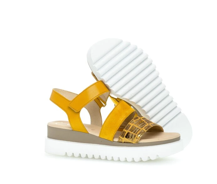 Gabor Sandaler Dame Gul | NO0002497