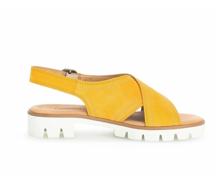 Gabor Sandaler Dame Gul | NO0002589