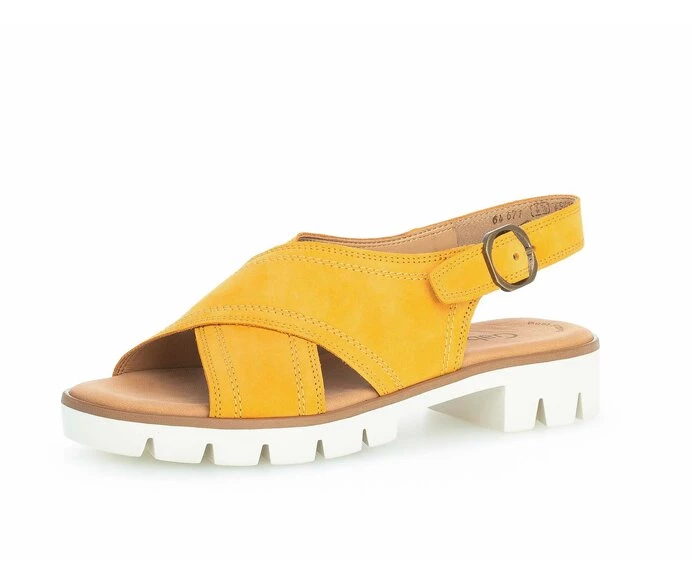 Gabor Sandaler Dame Gul | NO0002589