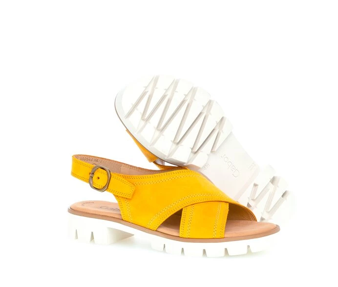 Gabor Sandaler Dame Gul | NO0002589