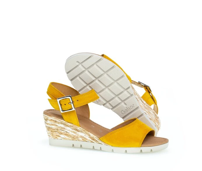 Gabor Sandaler Dame Gul | NO0002593