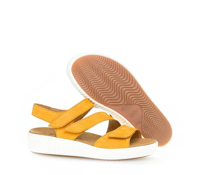 Gabor Sandaler Dame Gul | NO0002643