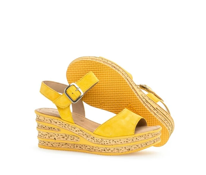 Gabor Sandaler Dame Gul | NO0002763