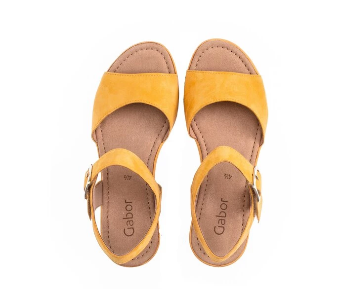 Gabor Sandaler Dame Gul | NO0002763