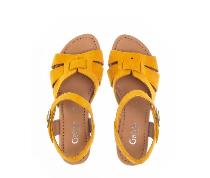 Gabor Sandaler Dame Gul | NO0002789