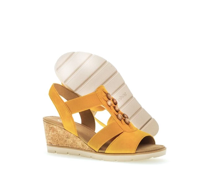 Gabor Sandaler Dame Gul | NO0002792