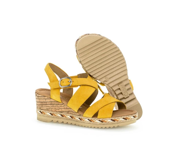 Gabor Sandaler Dame Gul | NO0002827