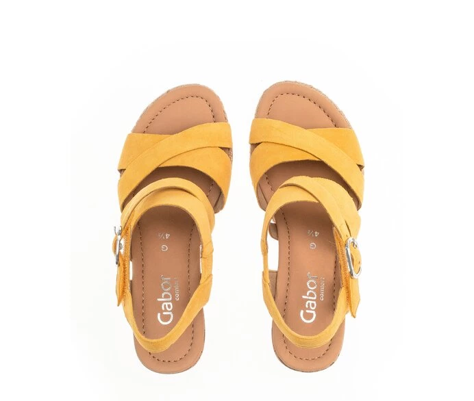 Gabor Sandaler Dame Gul | NO0002827