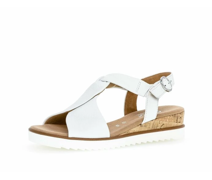 Gabor Sandaler Dame Hvite | NO0002229