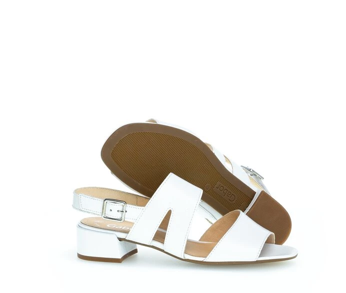 Gabor Sandaler Dame Hvite | NO0002316