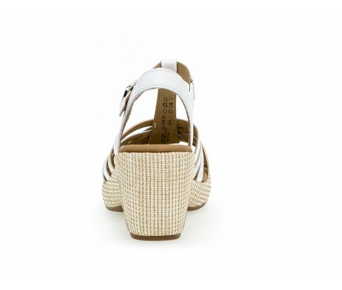 Gabor Sandaler Dame Hvite | NO0002322